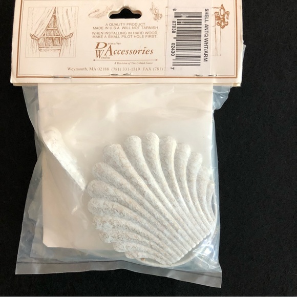 Decorative Window Accessories Accents Vintage Coastal Shell Curtain